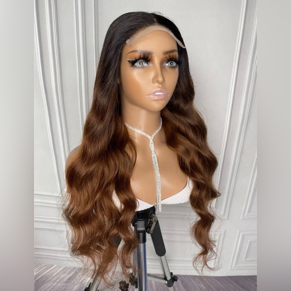 COPY - 4*4 Lace Closure 180% Density Long Straight Human Hair Wig 22 inches - Picture 1 of 4